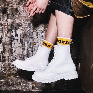 Dr Martens 1460 Mono Patent Leather Lace Up Boots